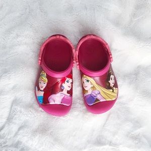 CROCS Girls Disney Princess Clogs Size 10/11